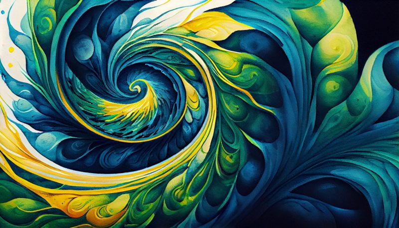 Abstract illustration pattern backgrounds decoration fractal design backdrop ,generative AI