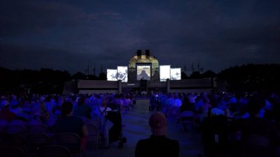 Audience watches the piece on June 8th, 2024.