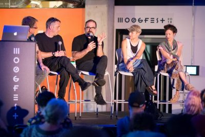 Panel discussion at Moogfest 2018