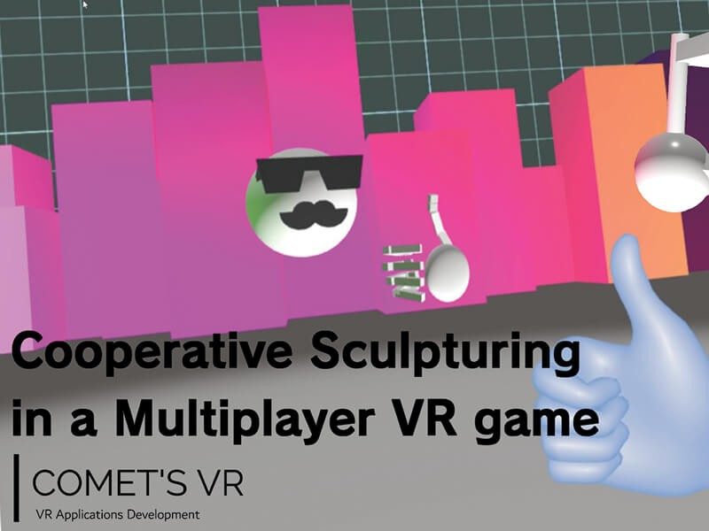 Cooperative Sculpturing in a VR Game