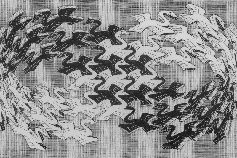 The Recursions of Escher: Between Art and Science